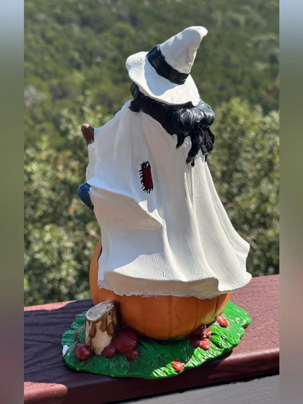 Vintage Byron Molds 1970 Ceramic Seated Witch